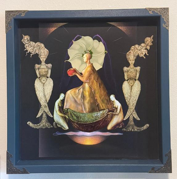 the convocation a tribute to Agnes Pelton, Leonor Fini and Georgia O'Keeffe